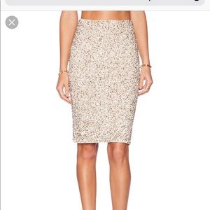 Alice & Olivia Ramos Sequined Skirt